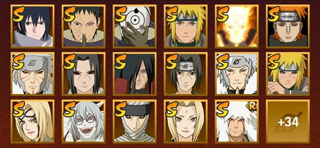 火影忍者V10 20S忍 38A忍 58忍 17通灵 1000W战力 见习