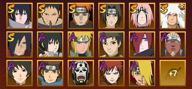 火影忍者V7 7S忍 20A忍 27忍 14通灵 600W战力 见习