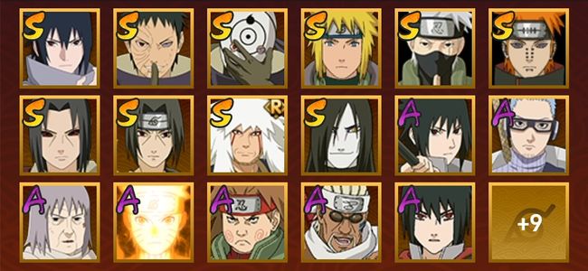 火影忍者V1 10S忍 21A忍 31忍 14通灵 600W战力 见习