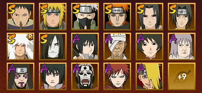 火影忍者V4 8S忍 21A忍 29忍 17通灵 500W战力 见习