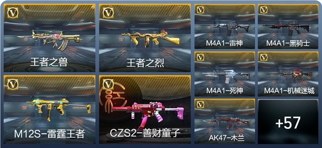 穿越火线：枪战王者V1 5王者武器 107英雄武器 新锐