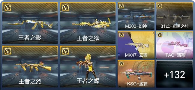 穿越火线：枪战王者V2 7王者武器 224英雄武器 新锐