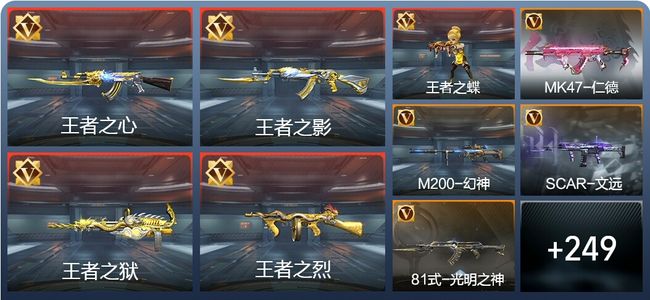 穿越火线：枪战王者V5 9王者 392英雄武器 新锐