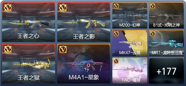 穿越火线：枪战王者V8 8王者 309英雄武器 新锐