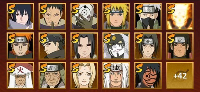 火影忍者V10 23S忍 37A忍 60忍 23S碎片 24通灵 1000W战力 前50名 上忍