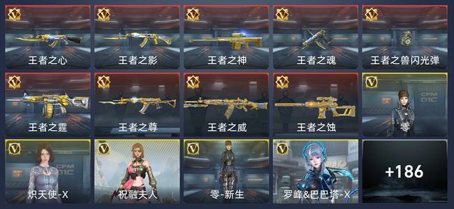 穿越火线：枪战王者V3 9王者 194英雄武器 6英雄角色 232万化 专家S