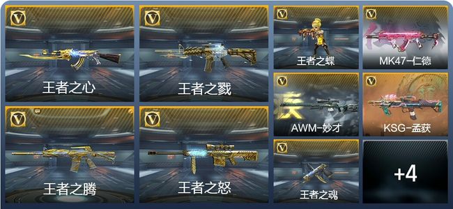 穿越火线：枪战王者V7 6王者武器 216英雄武器 6英雄角色 363万化 专家