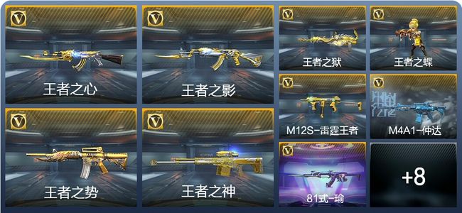 穿越火线：枪战王者V6 9王者武器 204英雄武器 6英雄角色 278万化 专家