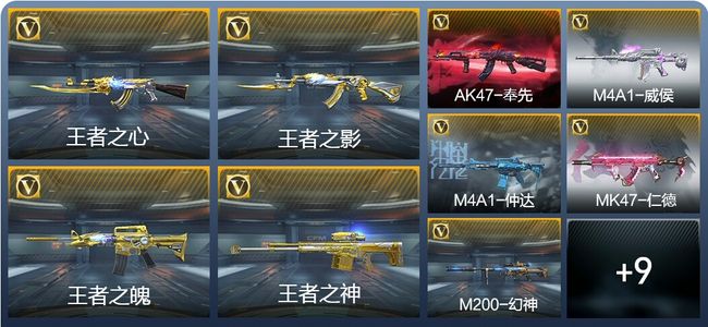 穿越火线：枪战王者V8 6王者武器 279英雄武器 6英雄角色 676万化 专家