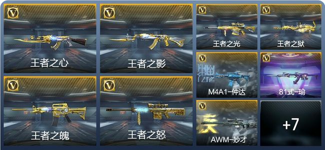 穿越火线：枪战王者V8 9王者武器 220英雄武器 6英雄角色 523万化 专家