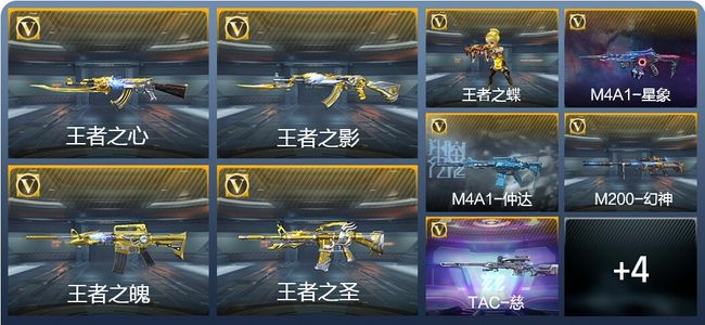 穿越火线：枪战王者V6 8王者武器 185英雄武器 6英雄角色 315万化 专家