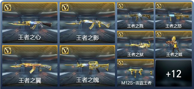 穿越火线：枪战王者V8 17王者武器 215英雄武器 5英雄角色 359万化 专家