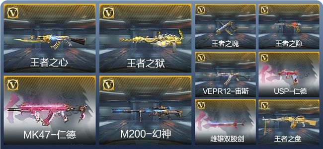 穿越火线：枪战王者V6 5王者武器 180英雄武器 3英雄角色 383万化 专家