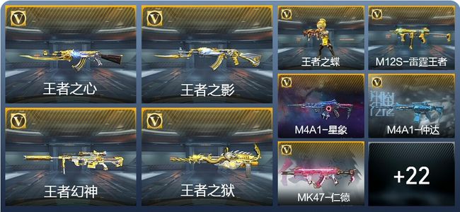 穿越火线：枪战王者V7 12王者武器 317英雄武器 6英雄角色 578万化 专家