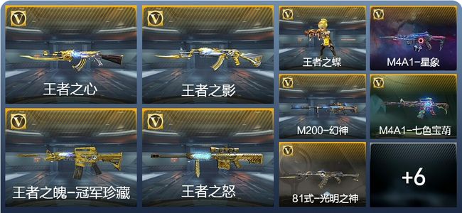 穿越火线：枪战王者V7 8王者武器 193英雄武器 5英雄角色 318万化 专家