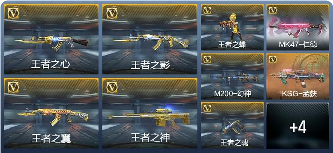 穿越火线：枪战王者V6 7王者武器 206英雄武器 5英雄角色 416万化 专家