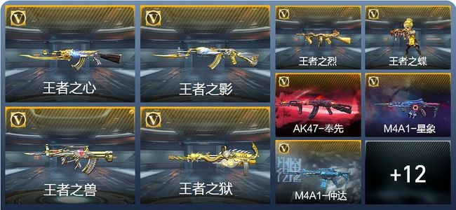 穿越火线：枪战王者V7 10王者武器 263英雄武器 6英雄角色 500万化 专家