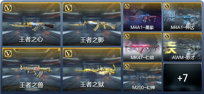 穿越火线：枪战王者V7 6王者武器 215英雄武器 3英雄角色 477万化 专家