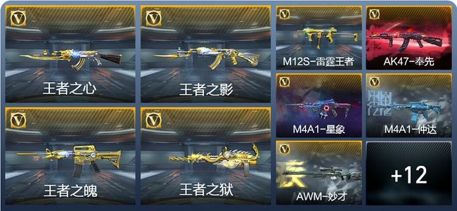 穿越火线：枪战王者V7 9王者武器 237英雄武器 6英雄角色 464万化 专家