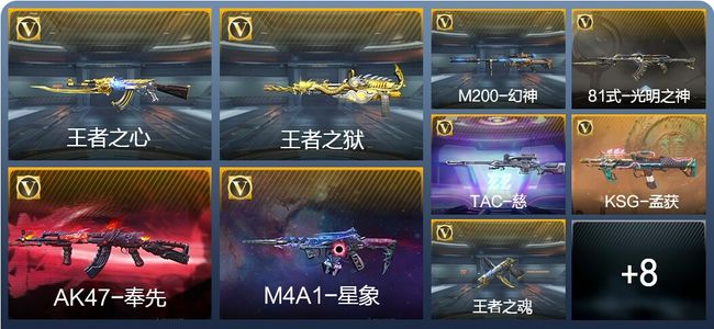 穿越火线：枪战王者V7 5王者武器 179英雄武器 5英雄角色 246万化 专家