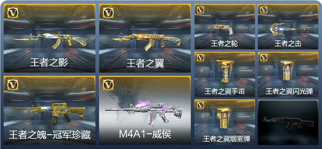 穿越火线：枪战王者V8 8王者武器 102英雄武器 3英雄角色 184万化 专家