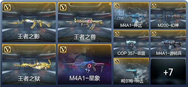 穿越火线：枪战王者V6 6王者武器 236英雄武器 4英雄角色 454万化 专家