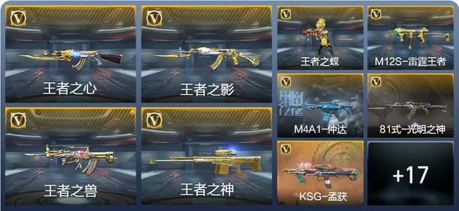 穿越火线：枪战王者V7 18王者武器 213英雄武器 6英雄角色 421万化 专家