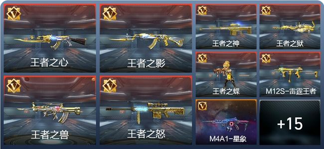 穿越火线：枪战王者V7 15王者 196英雄武器 6英雄角色 507万化 专家