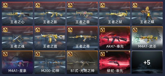 穿越火线：枪战王者V6 8王者 143英雄武器 5英雄角色 247万化 专家