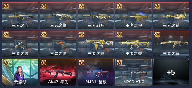 穿越火线：枪战王者V7 10王者 191英雄武器 6英雄角色 374万化 专家
