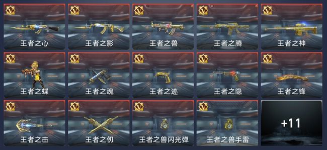 穿越火线：枪战王者V7 17王者 215英雄武器 6英雄角色 326万化 专家