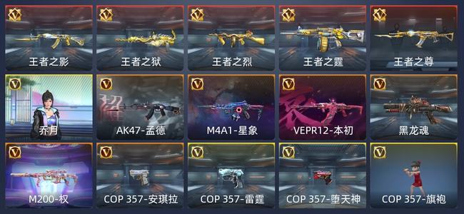 穿越火线：枪战王者V6 5王者 161英雄武器 4英雄角色 257万化 专家