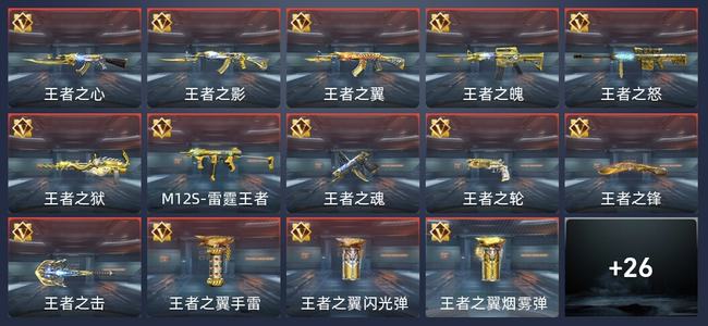 穿越火线：枪战王者V8 21王者 262英雄武器 8英雄角色 401万化 专家