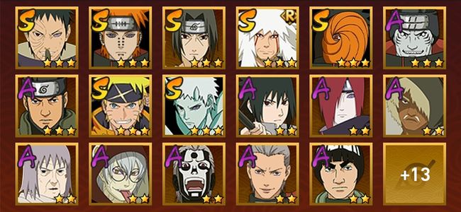 火影忍者V8 7S忍 23A忍 99忍 1028S碎片 14通灵 300W战力 中忍