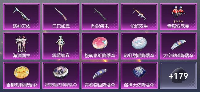 和平精英1载具 4升级枪 3粉装 1尾迹 120套装 46389热力 10印记