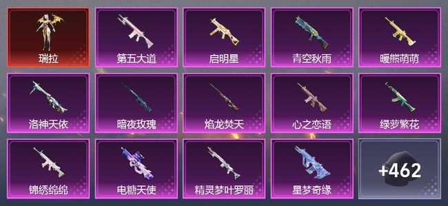 和平精英7载具 31升级枪 19粉装 12尾迹 221套装 13,9494热力 10印记