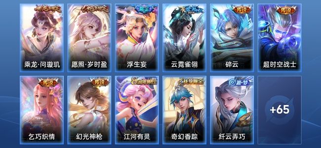 王者荣耀V6 8传说 18史诗 76皮肤 93英雄 永恒钻石V