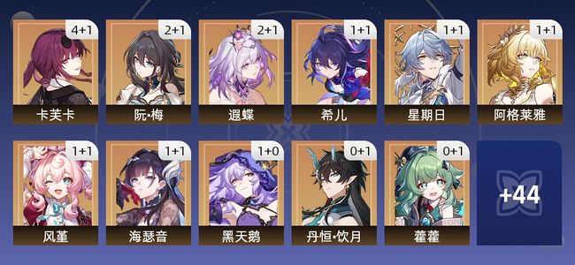 崩坏：星穹铁道91黄 58角色黄 33光锥黄 33五星角色 19五星光锥 70级 男主