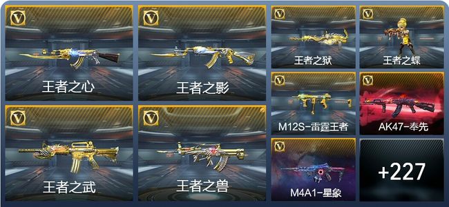 穿越火线：枪战王者V6 24王者武器 236英雄武器 9英雄角色 359万化 枪皇SSS