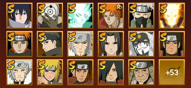 火影忍者V13 38S忍 50A忍 88忍 1000W战力 见习