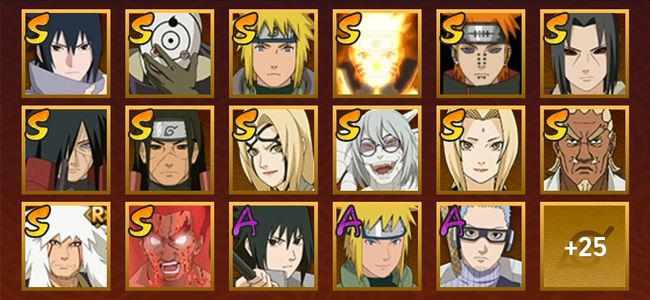 火影忍者V5 15S忍 35A忍 50忍 100W内战力 见习