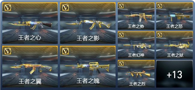 穿越火线：枪战王者V8 16王者武器 244英雄武器 5英雄角色 509万化 专家