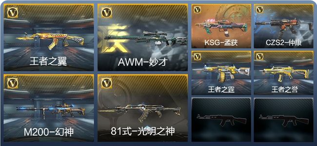 穿越火线：枪战王者V4 3王者武器 176英雄武器 5英雄角色 432万化 专家