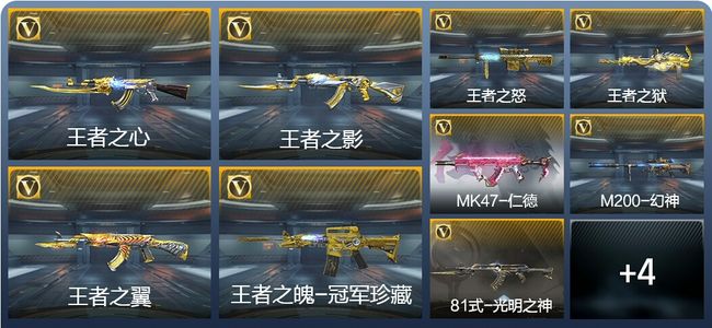 穿越火线：枪战王者V7 9王者武器 193英雄武器 1英雄角色 378万化 专家