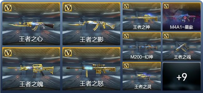 穿越火线：枪战王者V8 15王者武器 140英雄武器 10英雄角色 322万化 专家