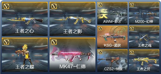 穿越火线：枪战王者V4 5王者武器 142英雄武器 3英雄角色 298万化 专家