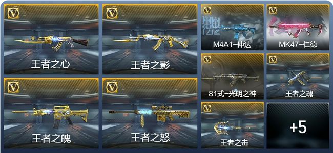 穿越火线：枪战王者V8 6王者武器 175英雄武器 5英雄角色 298万化 专家