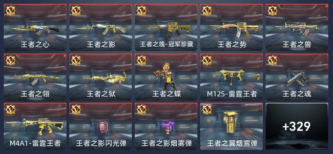 穿越火线：枪战王者43王者 334英雄武器 10英雄角色 566万化 专家S