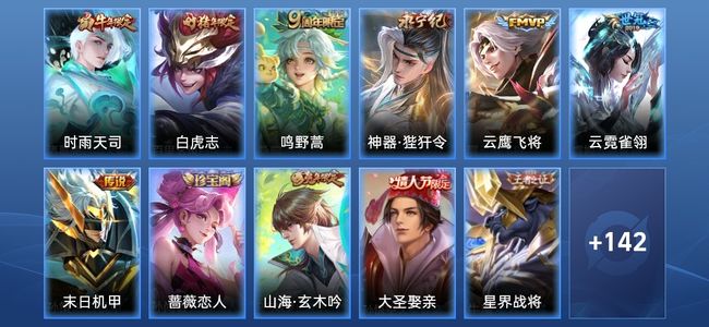 王者荣耀V7 7传说 43史诗 153皮肤 121英雄 至圣王者