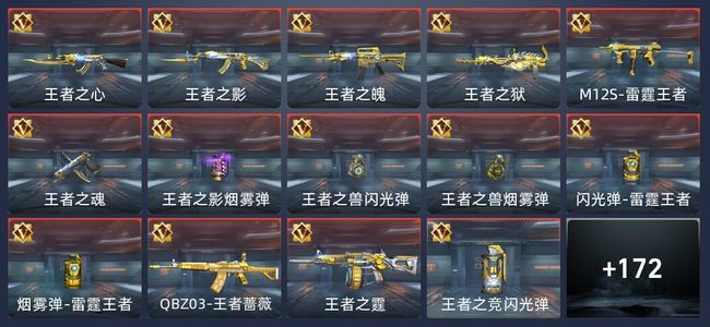 穿越火线：枪战王者23王者 178英雄武器 8英雄角色 190万化 传奇